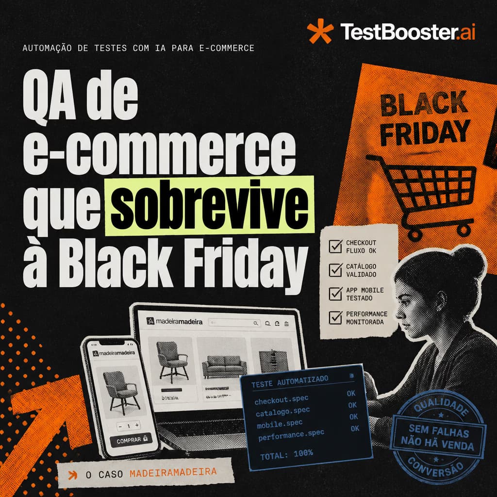 Automação de Testes com IA para E-Commerce: Caso MadeiraMadeira