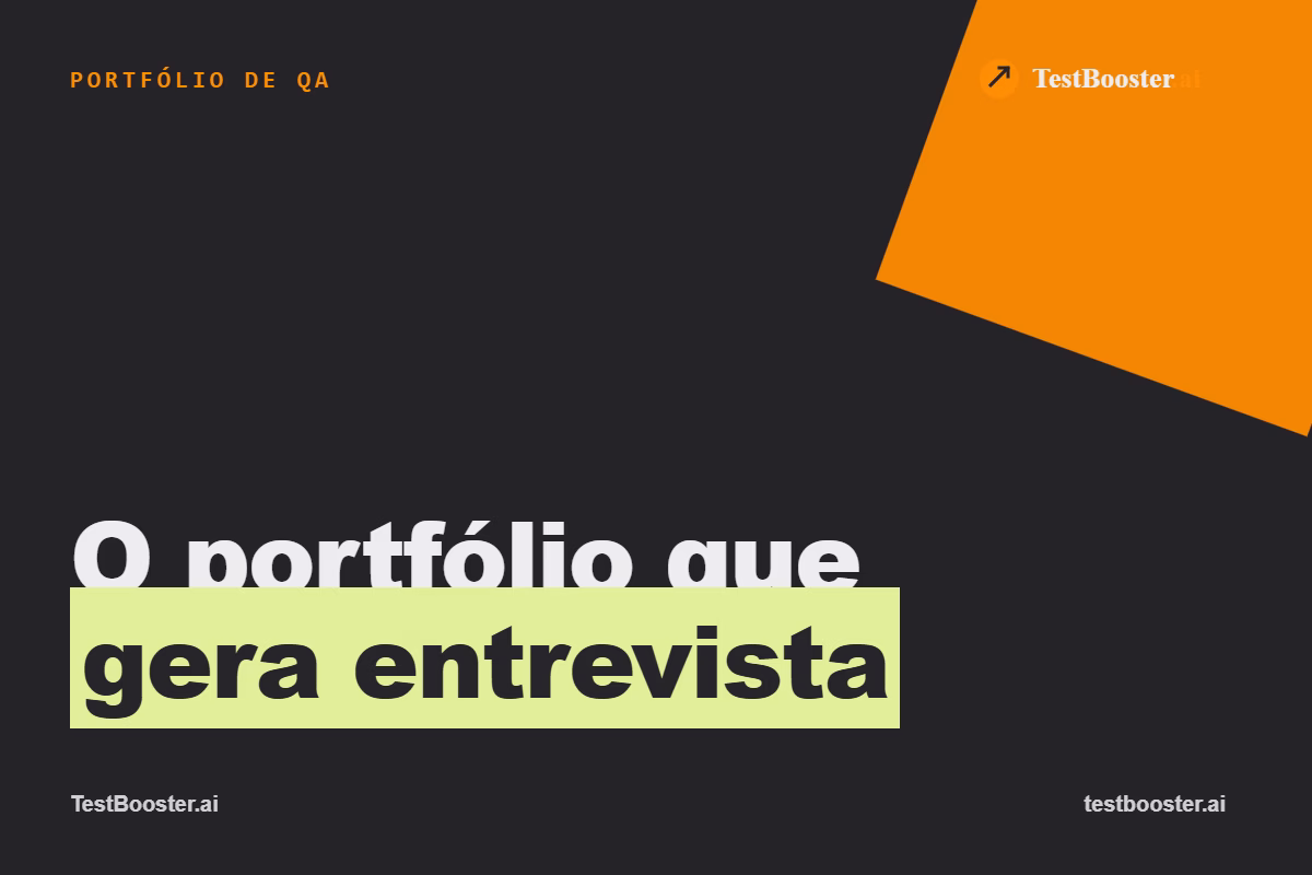 Portfólio de QA: como montar um que gera entrevista em 2026